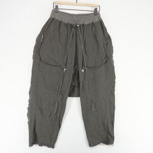 Asparagus‎ Inside Out Baggy Pants Adult  L Gray Drawstring Streetwear